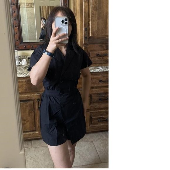 Anthropologie Elegant Black Romper - Picture 8 of 8